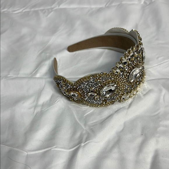 Accessories - Elegant Gold and Silver Embellished Headband